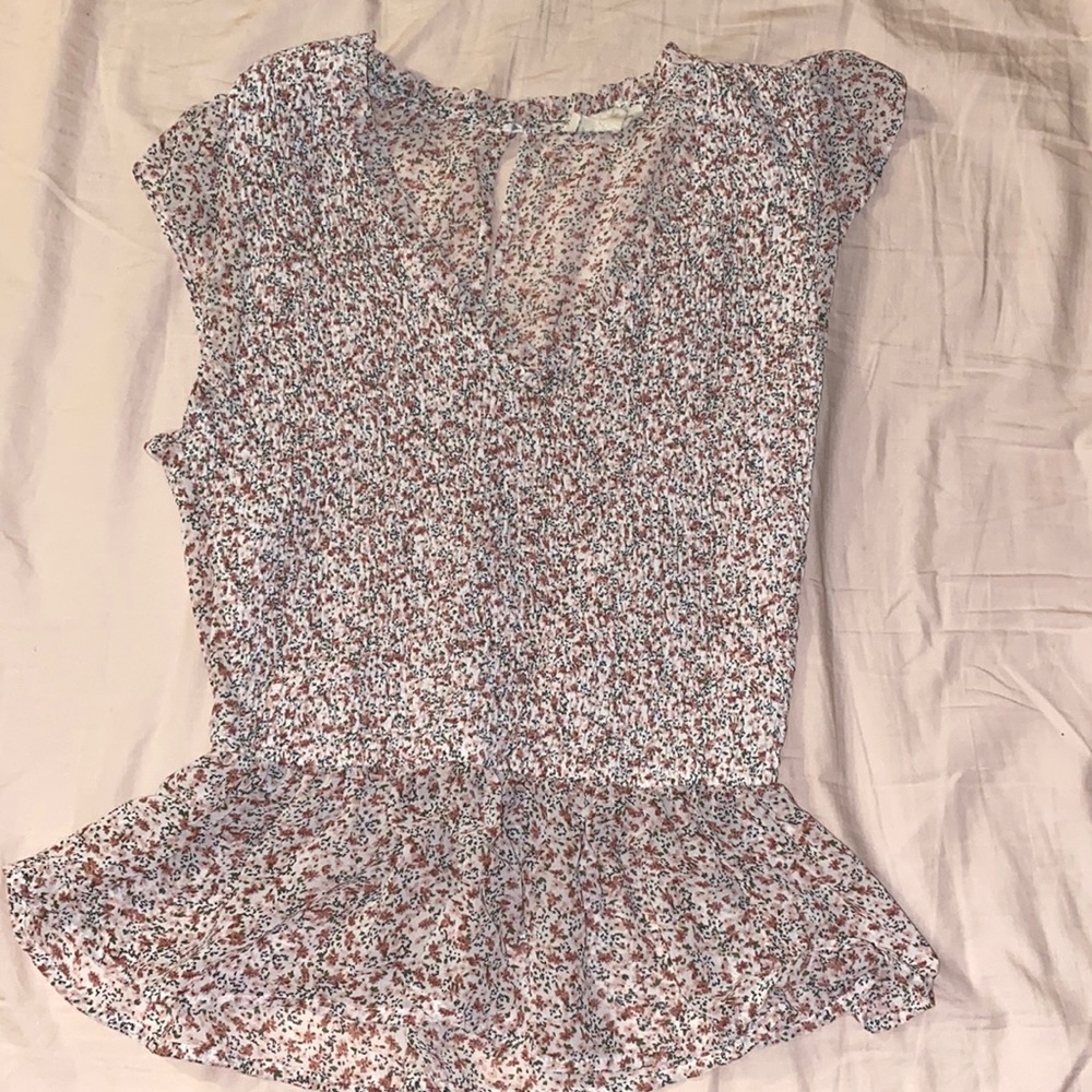 Breath Of Youth Peplum Tanktop